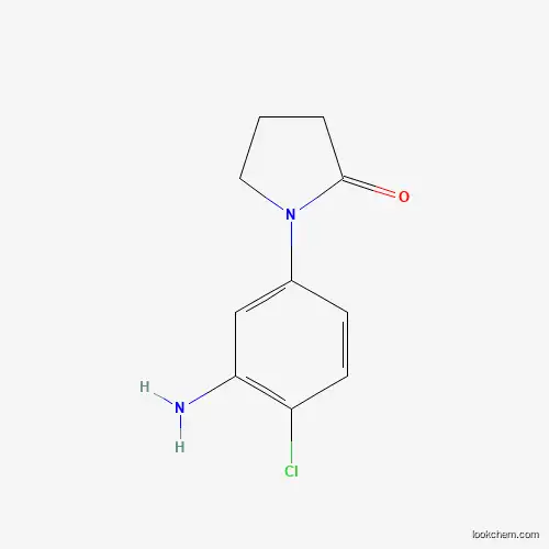 Molecular Structure of 69131-52-8 (1-(3-Amino-4-chlorophenyl)pyrrolidin-2-one)