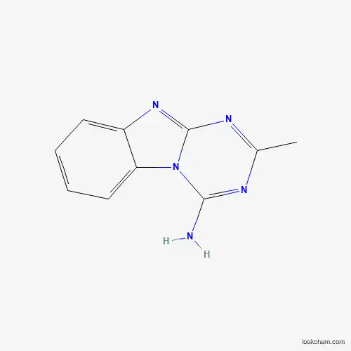 Molecular Structure of 76278-99-4 (2-methyl-1,3,5-Triazino[1,2-a]benzimidazol-4-amine)