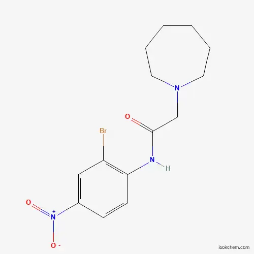 Molecular Structure of 790289-72-4 (2-(azepan-1-yl)-N-(2-bromo-4-nitrophenyl)acetamide)