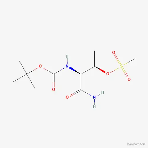 N-[(1S,2R)-1-(aminocarbonyl)-2-[(methylsulfonyl)oxy] propyl]-, 1,1-dimethylethyl ester