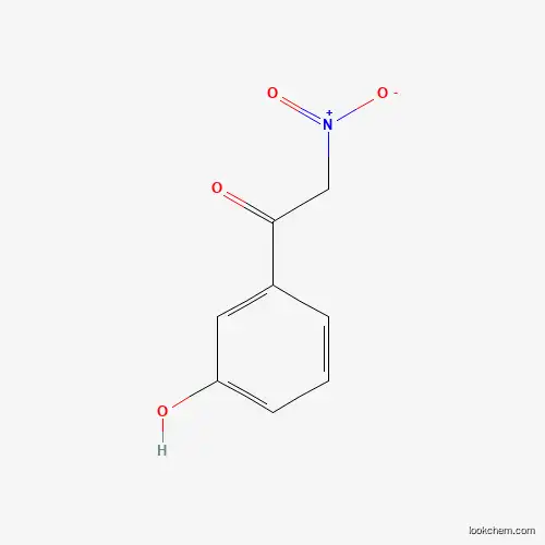 Molecular Structure of 82222-75-1 (1-(3-Hydroxyphenyl)-2-nitroethanone)