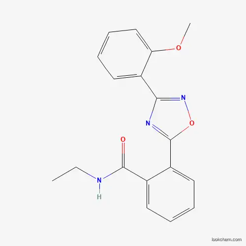 Molecular Structure of 862483-96-3 (N-ethyl-2-[3-(2-methoxyphenyl)-1,2,4-oxadiazol-5-yl]benzamide)