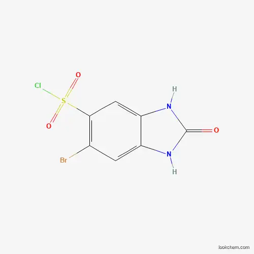 Qianyu high quality Chinese Manufacturer Top Sale best offer for CAS885524-80-1 6-BROMO-2-OXO-2,3-DIHYDRO-1H-1,3-BENZODIAZOLE-5-SULFONYL CHLORIDE low price Supplier