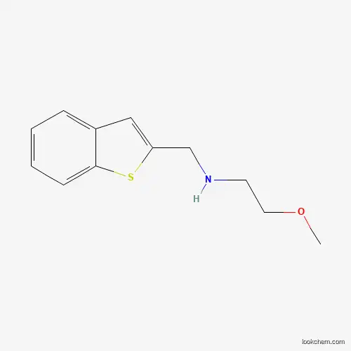 Molecular Structure of 886506-02-1 (Benzo[b]thiophen-2-ylmethyl-(2-methoxyethyl) amine)