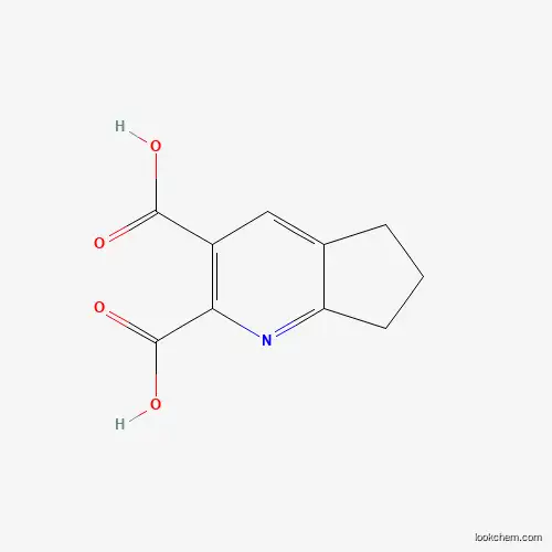 Molecular Structure of 90376-95-7 (6,7-Dihydro-5H-cyclopenta[b]pyridine-2,3-dicarboxylic acid)