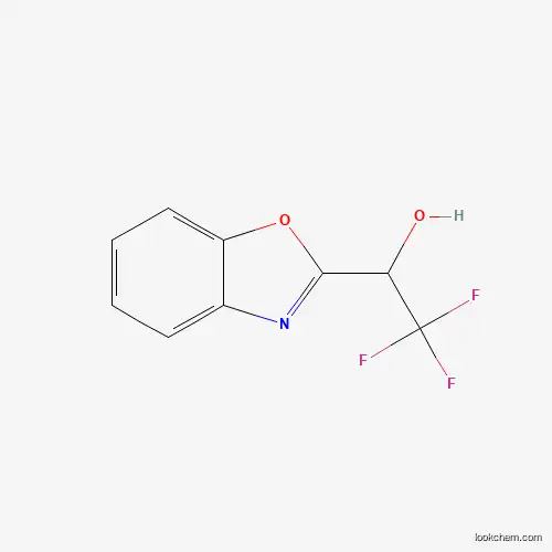 Molecular Structure of 924713-08-6 (1-(1,3-Benzoxazol-2-yl)-2,2,2-trifluoroethan-1-ol)