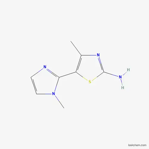 4-methyl-5-(1-methyl-1H-imidazol-2-yl)-1,3-thiazol-2-amine