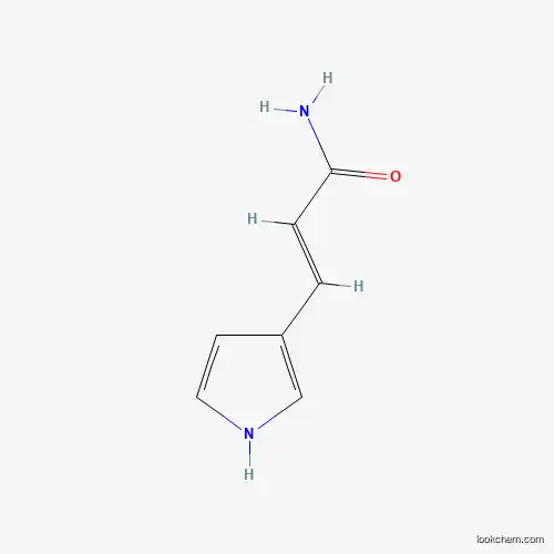 Molecular Structure of 97055-88-4 ((2e)-3-(1h-Pyrrol-3-yl)-2-propenamide)