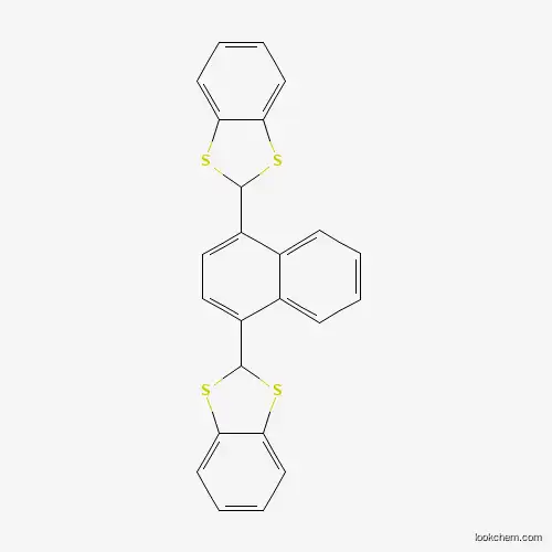 Molecular Structure of 97273-26-2 (2,2'-(1,4-Naphthalenediyl)bis[1,3-benzodithiole])