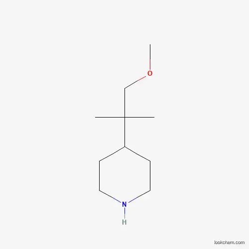 Molecular Structure of 99203-27-7 (4-(1-Methoxy-2-methylpropan-2-yl)piperidine)