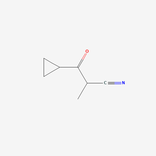 Molecular Structure of 1094430-44-0 (3-Cyclopropyl-2-methyl-3-oxopropanenitrile)