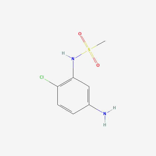 Molecular Structure of 1156530-66-3 (N-(5-amino-2-chlorophenyl)methanesulfonamide)