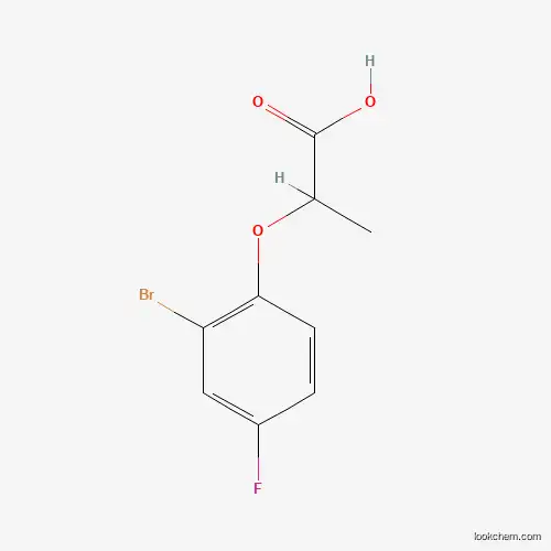 2-(2-Bromo-4-fluorophenoxy)propanoic acid