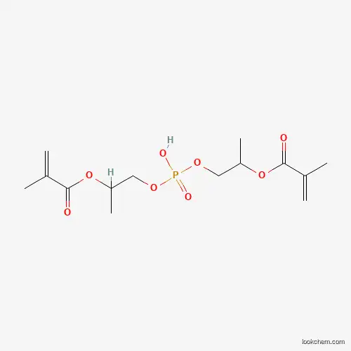 Molecular Structure of 175159-67-8 (2-Propenoic acid, 2-methyl-, phosphinicobis[oxy(1-methyl-2,1-ethanediyl)] ester)