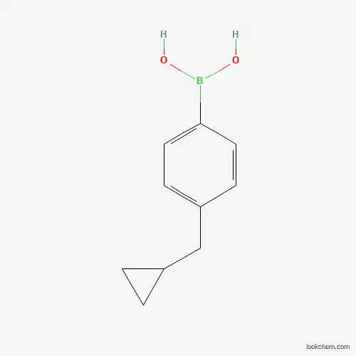 Molecular Structure of 179251-29-7 (4-(Cyclopropylmethyl)phenylboronic acid)