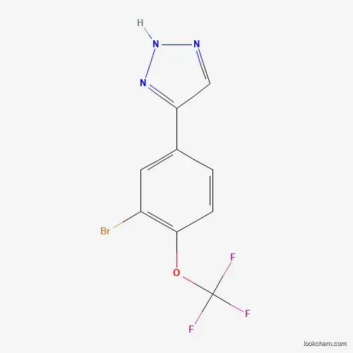 1H-1,2,3-Triazole, 4-[3-bromo-4-(trifluoromethoxy)phenyl]-