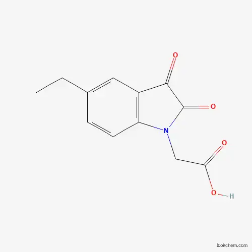 2-(5-ethyl-2,3-dioxo-2,3-dihydro-1H-indol-1-yl)acetic acid