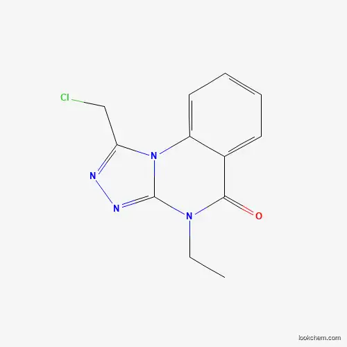 1-(chloromethyl)-4-ethyl-4H,5H-[1,2,4]triazolo[4,3-a]quinazolin-5-one