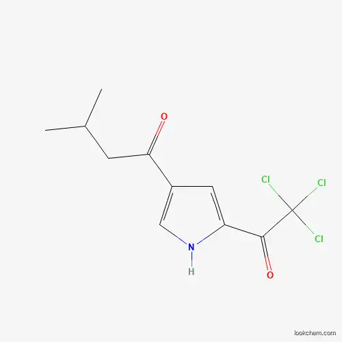 Molecular Structure of 900015-32-9 (3-methyl-1-[5-(2,2,2-trichloroacetyl)-1H-pyrrol-3-yl]-1-butanone)