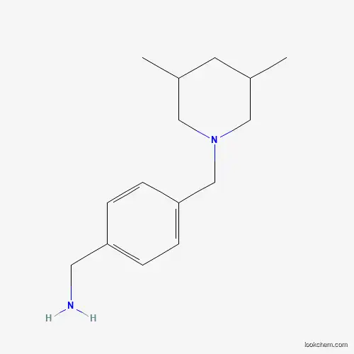 (4-[(3,5-Dimethylpiperidin-1-yl)methyl]phenyl)methanamine