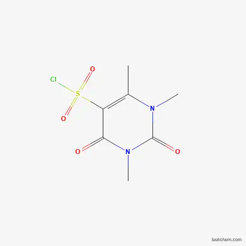 Molecular Structure of 926199-52-2 (1,3,6-Trimethyl-2,4-dioxo-1,2,3,4-tetrahydropyrimidine-5-sulfonyl chloride)