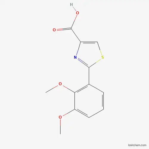 Molecular Structure of 949977-50-8 (2-(2,3-Dimethoxyphenyl)-1,3-thiazole-4-carboxylic acid)