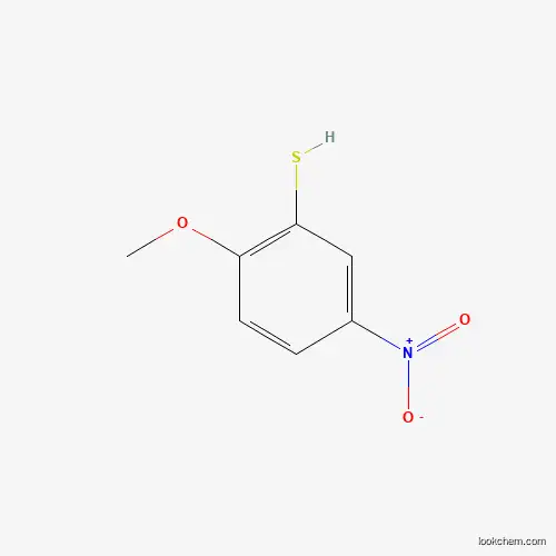 Molecular Structure of 170230-06-5 (2-Methoxy-5-nitrobenzene-1-thiol)