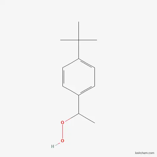 Molecular Structure of 171769-82-7 (Hydroperoxide, 1-[4-(1,1-dimethylethyl)phenyl]ethyl)