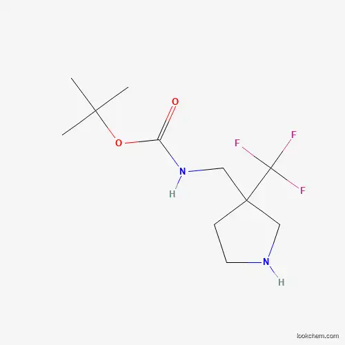 tert-Butyl ((3-(trifluoromethyl)pyrrolidin-3-yl)methyl)carbamate