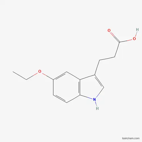 Molecular Structure of 54904-24-4 (5-Ethoxy-1H-indole-3-propanoic acid)