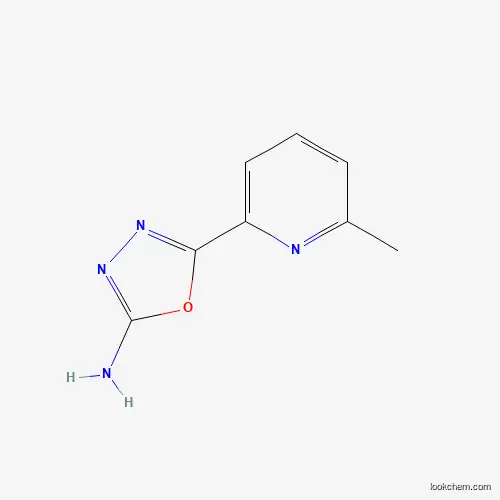 Molecular Structure of 1016757-57-5 (5-(6-Methylpyridin-2-yl)-1,3,4-oxadiazol-2-amine)
