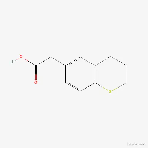 Molecular Structure of 34118-94-0 (3,4-Dihydro-2H-1-benzothiopyran-6-acetic acid)