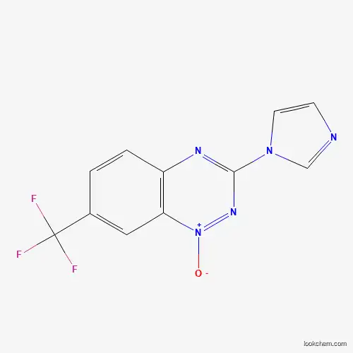 Molecular Structure of 72459-54-2 (3-Imidazol-1-yl-1-oxido-7-(trifluoromethyl)-1,2,4-benzotriazin-1-ium)