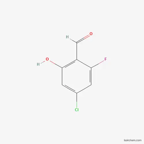 4-chloro-2-fluoro-6-hydroxybenzaldehyde