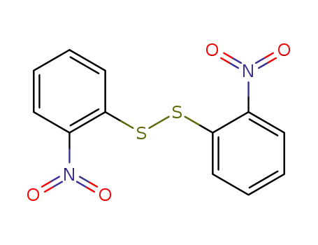 Molecular Structure of 1155-00-6 (Bis(2-nitrophenyl) disulfide)