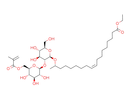 ethyl 17-L-[(2'-O-β-D-glucopyranosyl-β-D-glucopyranosyl)oxy]-cis-9-octadecenoate 6"-methacrylate