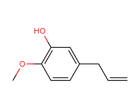 Molecular Structure of 501-19-9 (2-methoxy-5-prop-2-enyl-phenol)