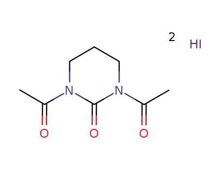 1,3-diacetylhexahydropyrimidin-2-one dihydroiodide