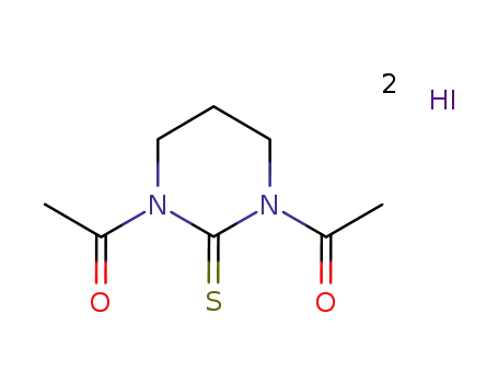 1,3-diacetyl-3,4,5,6-tetrahydropyrimidine-2-thiol dihydroiodide