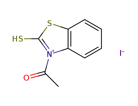 N-acetyl-2-sulfanyl-1,3-benzothiazolium iodide