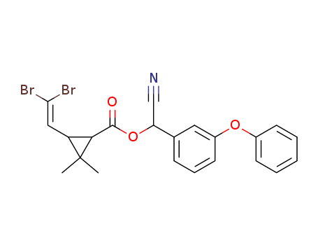 Cyclopropanecarboxylicacid, 3-(2,2-dibromoethenyl)-2,2-dimethyl-, cyano(3-phenoxyphenyl)methyl ester