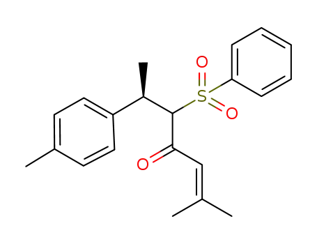 (6R)-2-methyl-5-(phenylsulfonyl)-6-p-tolylhept-2-en-4-one