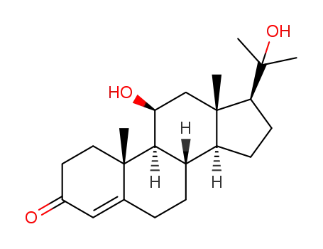 (10R,11S,13S,17S)-11-hydroxy-17-(2-hydroxypropane-2-yl)-10,13-dimethyl-1,2,6,7,8, 9,10,11,12,13,14,15,16,17-tetradecahydro-3H-cyclopenta[a] phenanthrene-3-one
