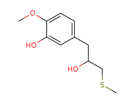 5-(2-hydroxy-3-(methylthio)propyl)-2-methoxyphenol