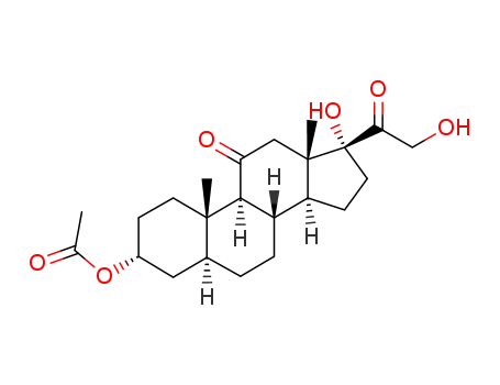3α-acetoxy-17α,21-dihydroxy-5α-pregnane-11,20-dione