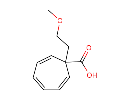 7-(2-Methoxyethyl)-1,3,5-cycloheptatrien-7-carbonsaeure