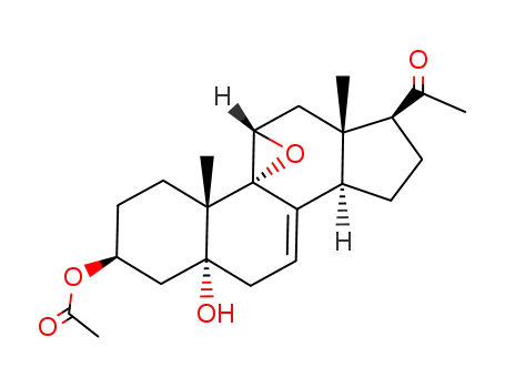 3β-acetoxy-9,11α-epoxy-5-hydroxy-5α-pregn-7-en-20-one