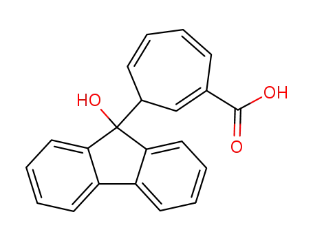 7-(9-Hydroxy-9-fluorenyl)-1,3,5-cycloheptatriene-2-carboxylic acid