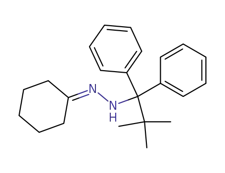 N-Cyclohexylidene-N'-(2,2-dimethyl-1,1-diphenyl-propyl)-hydrazine