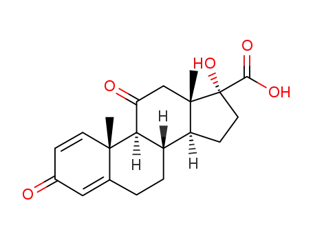 17α-hydroxy-11-oxoandrosta-1,4-dien-3-one-17β-carboxylic acid